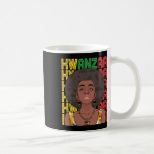 Happy Kwanzaa Pan African Pride Black Woman Seven Koffiemok