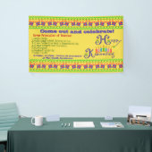Happy Kwanzaa Personalized Spandoek (Beurs)