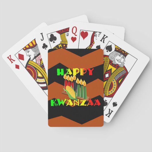 HAPPY KWANZAA POKERKAARTEN (Achterkant)