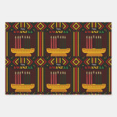 Happy Kwanzaa PopArt Inpakpapier Vel (Voorkant)