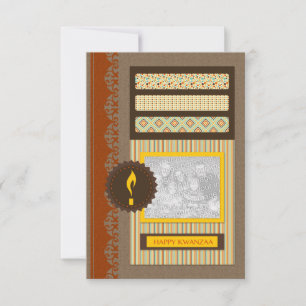 happy kwanzaa ( scrapbook ) kaart