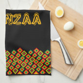 Happy Kwanzaa Theedoek (Quarter Fold)