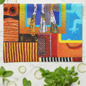 Happy Kwanzaa Theedoek (Gevouwen)