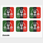 Happy Kwanzaa Vierkante Sticker (Vel)