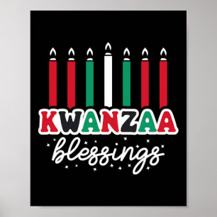 Happy Kwanzaa viert Afrikaans Poster
