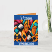 Happy Kwanzaa Wenskaart Kaart (Voorkant)