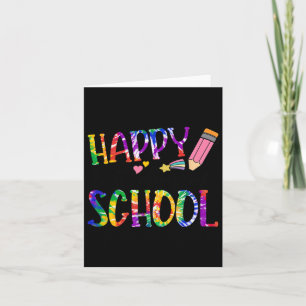 Happy laatste dag van school das dye Afstuderen le Kaart