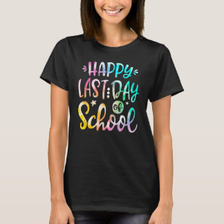 Happy Laatste Dag van Schooldocenten Vrouwen Kinde T-shirt