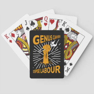 Happy Labor dag Weekend Pokerkaarten