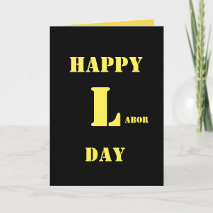 Happy Labor Day 2017 wenskaarten Kaart
