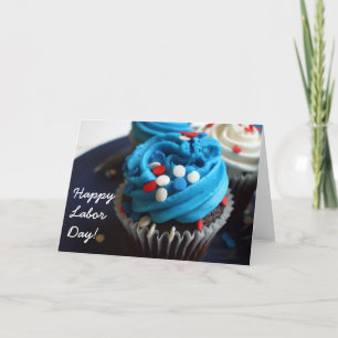 Happy Labor Day Cupcakes wenskaart Kaart