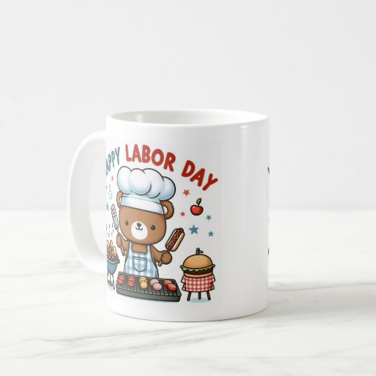 Happy Labor Day Mok Cups (Voorkant links)