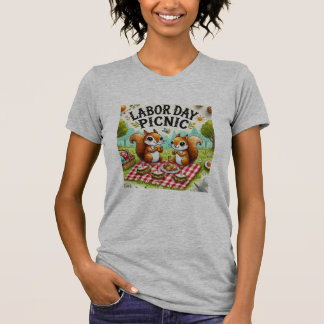 Happy Labor Day Picnic Schattige T-shirt