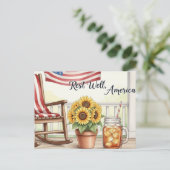 Happy Labor Day Postcard Briefkaart (Staand voorkant)