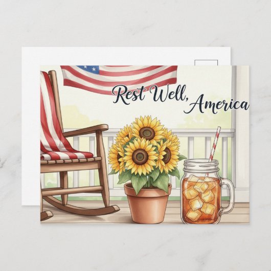 Happy Labor Day Postcard Briefkaart (Voorkant / Achterkant)