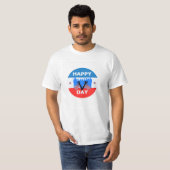 🇺🇸 Happy Labor Day T-shirt | Verenigde Staten Lo (Voorkant volledig)