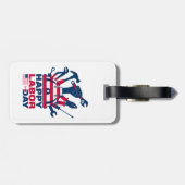 Happy Labor Day, Verenigde Staten Bagagelabel (Achterkant horizontaal)