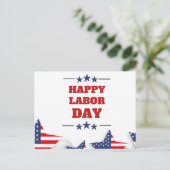 Happy Labour Day Briefkaart (Staand voorkant)