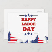 Happy Labour Day Briefkaart (Voorkant / Achterkant)