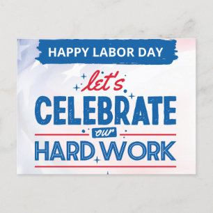 Happy Labour Day Briefkaart