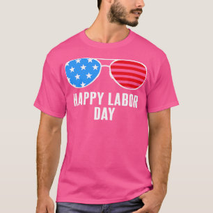 Happy Labour Day Cool-zonnebril T-shirt