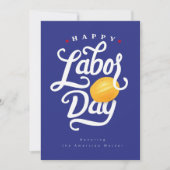 Happy Labour Day Feestdagenkaart (Voorkant)