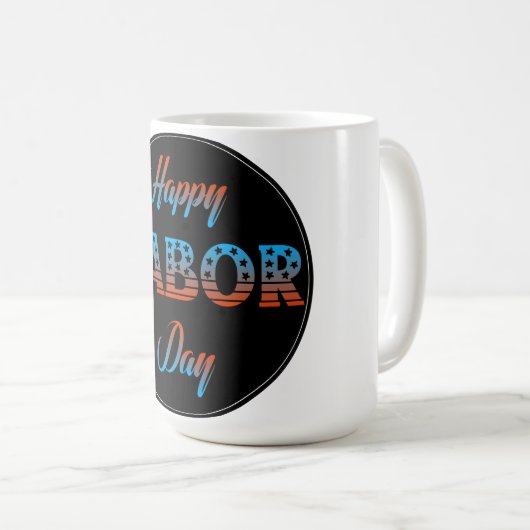 Happy Labour Day Sign Mok (Voorkant rechts)