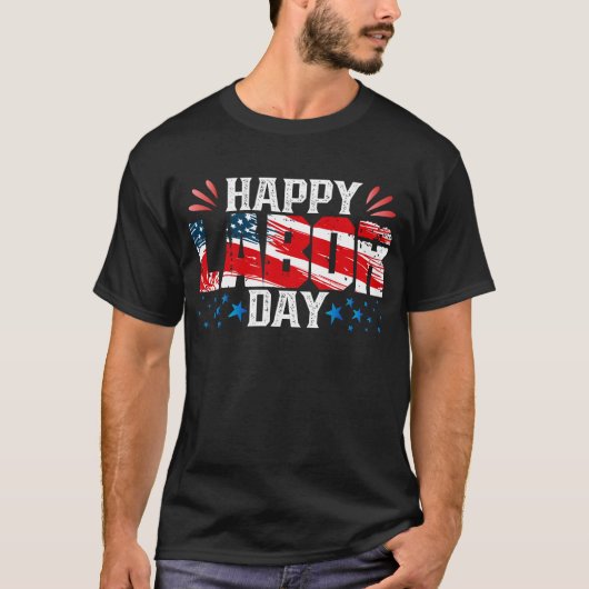 Happy Labour Day T-shirt (Voorkant)