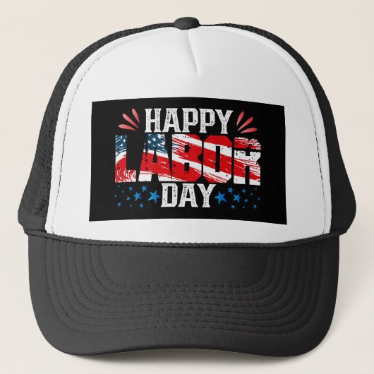 Happy Labour Day Trucker Pet (Voorkant)