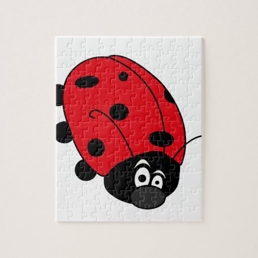 Happy Lady Bug Legpuzzel (Verticaal)