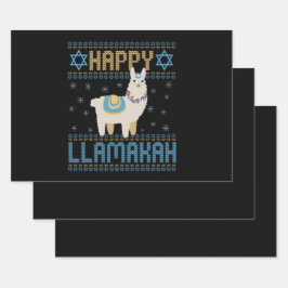 Happy Lamakah Funny Jewish Hanukkah Gift Inpakpapier Vel