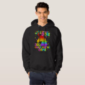 Happy Last Day 2e Grade Afstuderen Leuke Pop Het U Hoodie (Voorkant volledig)