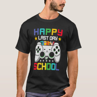 Happy Last Day Of School Game Play Level Complete T-shirt