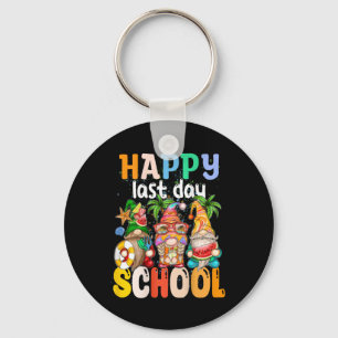 Happy Last Day Of School Teacher Student Graduatio Sleutelhanger
