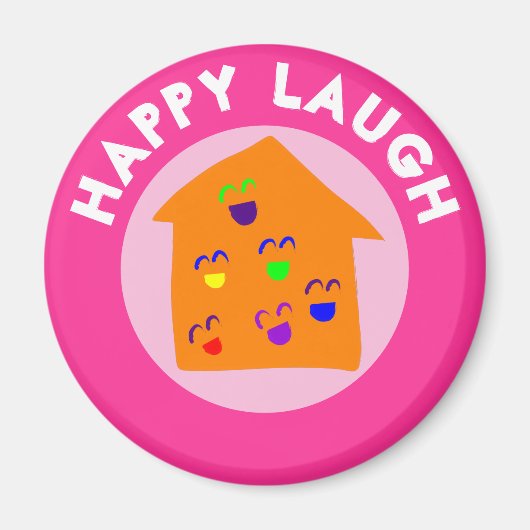 HAPPY LAUGH MAGNEET (Voorkant)
