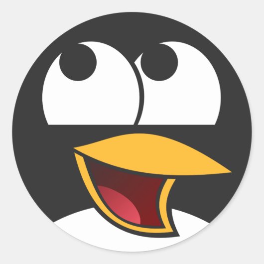Happy Laughing Penguin Stickers (Voorkant)