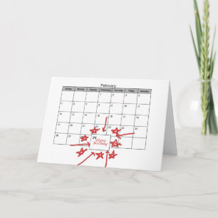 Happy Leap Day Birthday Kaart