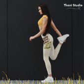 Happy Leap Jaar 29 februari  Earth Tone Leggings