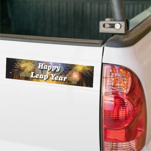 Happy Leap Year 2024 Bumpersticker (Op Truck)