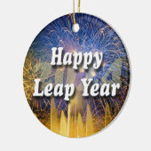 Happy Leap Year 2024 Keramisch Ornament (Links)