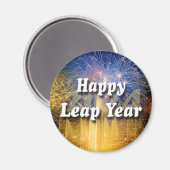 Happy Leap Year 2024 Magneet (Voorkant / Achterkant)