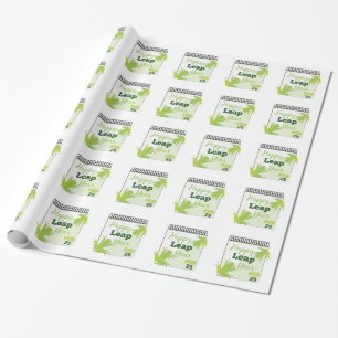 Happy Leap Year 29 feb Cadeaupapier