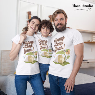 Happy Leap Year 29 februari Wit T-shirt