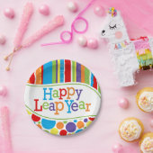 Happy Leap Year 7' dessert Bord (Feest)