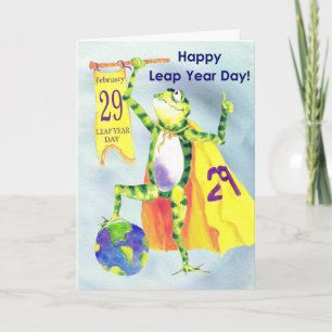 Happy Leap Year Day Kaart