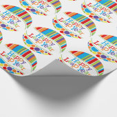 Happy Leap Year Wrapping Paper Cadeaupapier (Hoek)