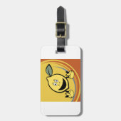 Happy Lemon Face Bagagelabel (Voorkant verticaal)