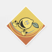 Happy Lemon Face Servet (Hoek)