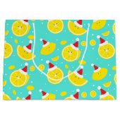 Happy Lemons die Kerstmis met kerstmis hebben door Groot Cadeauzakje (Voorkant)