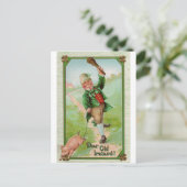 Happy Leprechaun Briefkaart (Staand voorkant)